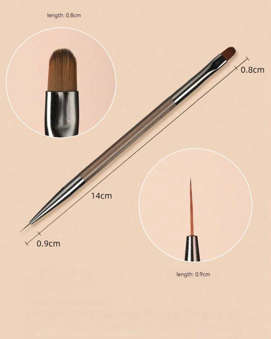 9pcs Japanese-Style Nail Art Brushes Set – Drawing, Lining, Gradient & UV Gel Brushes