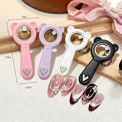 Bear Ear Magnetic Cat Eye Nail Art Tool