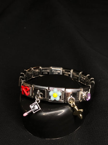 Romantic Asymmetrical Star Italian Chain Bracelet – Elegant Fashion Jewelry