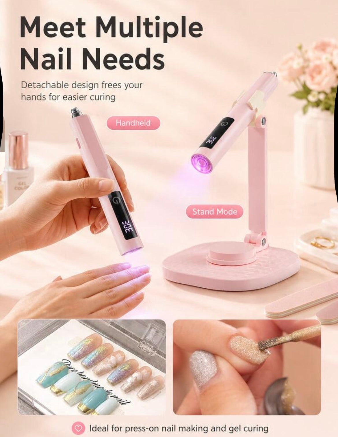 3-1 magnetic nail UV flashlight.