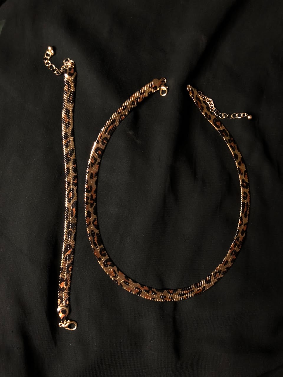 Leopard Print Jewelry Set – Stylish Animal Print Fashion Accessories