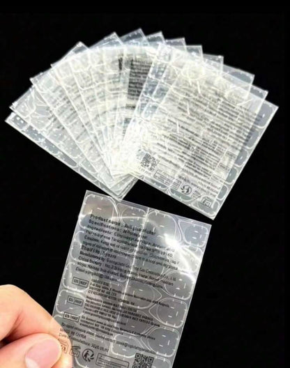 Breathable Double-Sided Adhesive Nail Tape /12 stickons per sheet