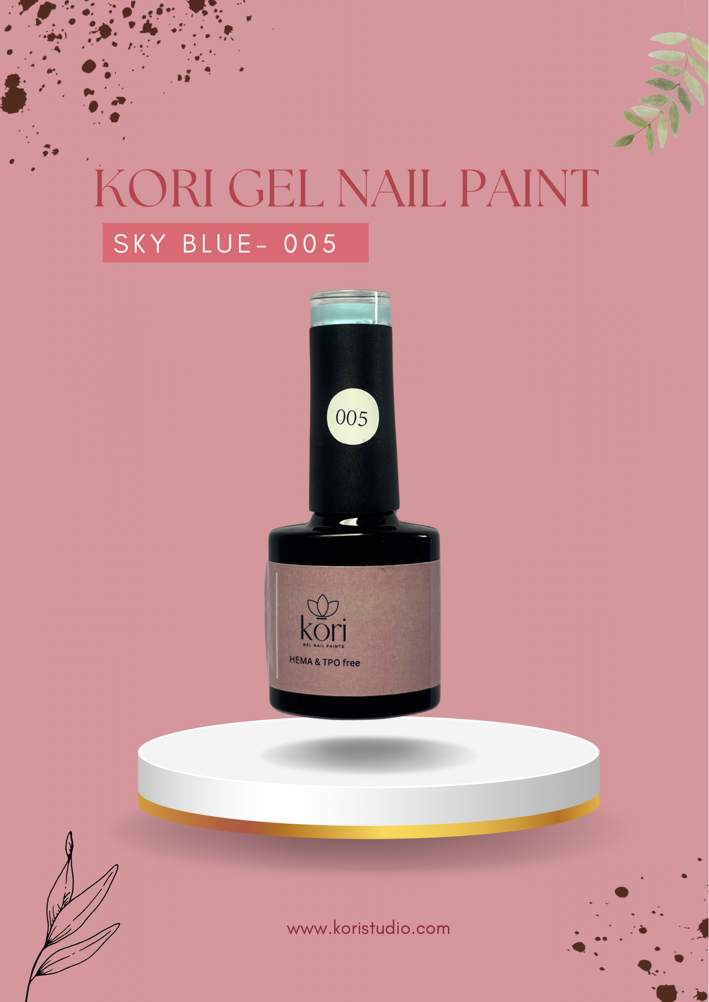 Kōri Gel Nail Paints | Dazzling Sparkle & Shine | Professional Gel Formula | 10ml