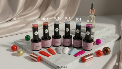 Kōri Gel Nail Paints | Dazzling Sparkle & Shine | Professional Gel Formula | 10ml